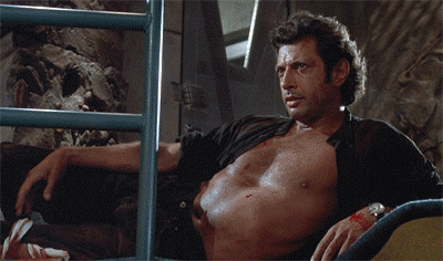 25ft Jeff Goldblum marks 25yrs of Jurassic Park